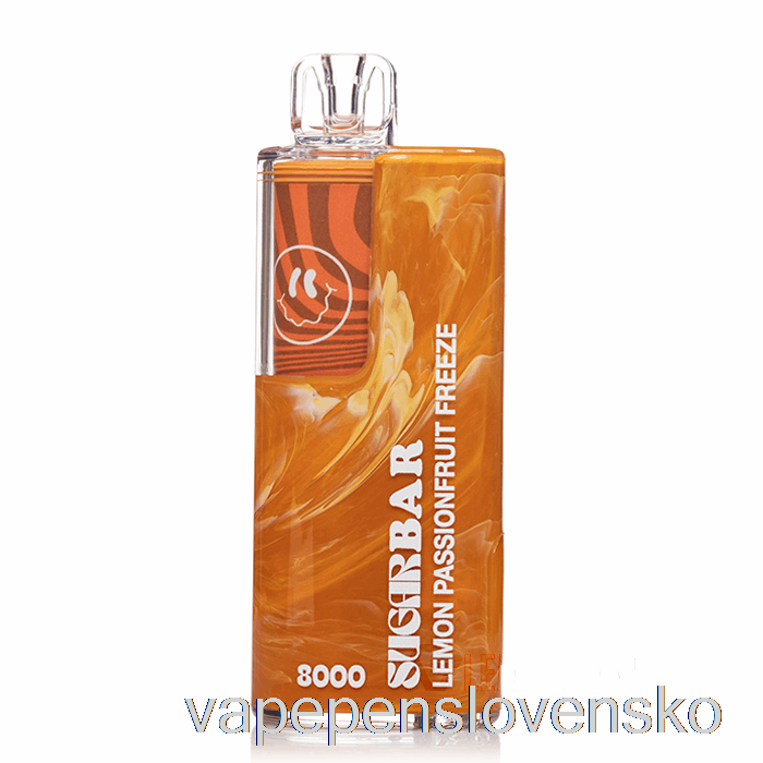 Cukrová Tyčinka Sb8000 0% Nulový Nikotín Jednorazový Citrón Passionfruit Freeze Vape Shop Bratislava